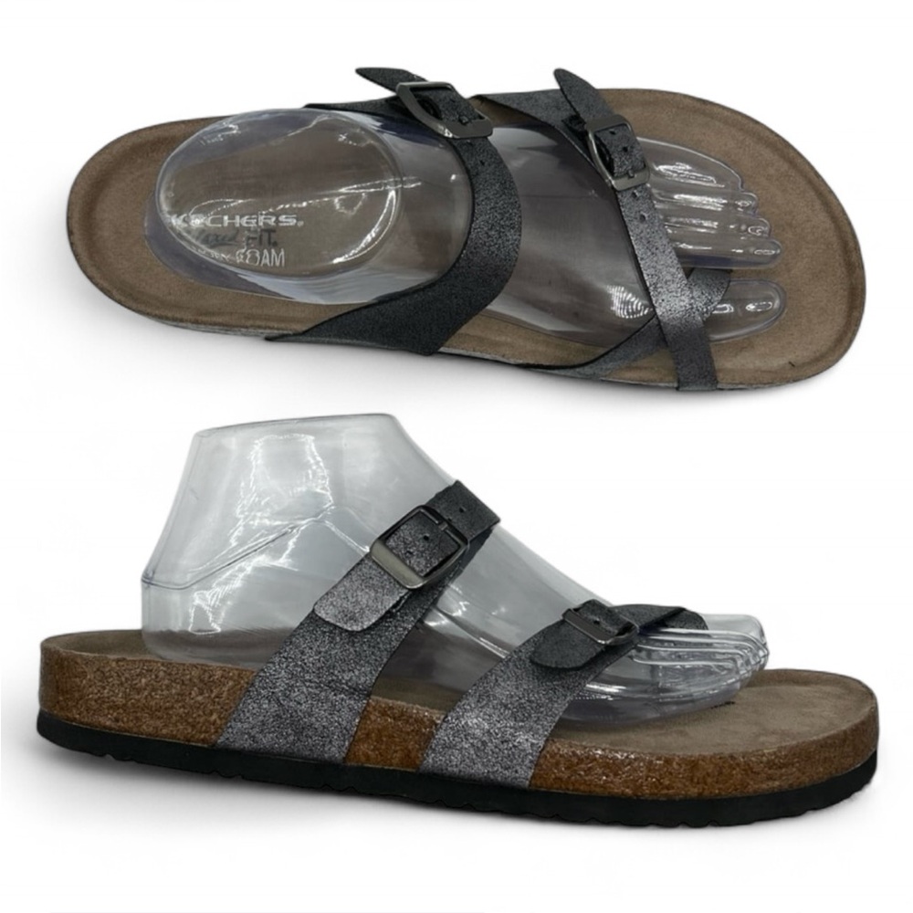 Skechers Women’s Double Buckle Footbed Sandals size 11